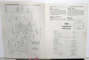 1957 Studebaker Dealer Passenger Car Shop Manual Supplement Champion Commander