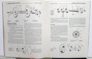 1957 Studebaker Dealer Passenger Car Shop Manual Supplement Champion Commander