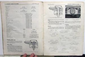 1957 Studebaker Dealer Passenger Car Shop Manual Supplement Champion Commander