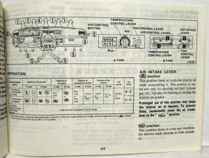 1984 Nissan Stanza Owners Manual