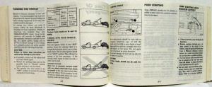 1984 Nissan Stanza Owners Manual