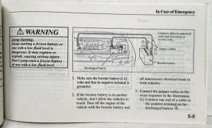 1998 Mazda 626 Owners Manual with Leather Sleeve