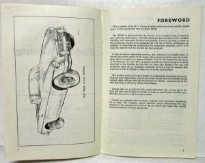 1964 MG MGB 1800cc Engine Special Tuning Guide