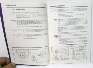 1972 MG MGB Drivers Handbook Owners Manual with Consumer Information