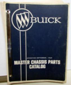 1940-1970 Buick Dealer Master Chassis Parts Book Catalog Skylark GS Riviera