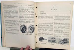 1951 Ford Fordomatic Transmission Dealer Shop Service Repair Manual W/Supplement