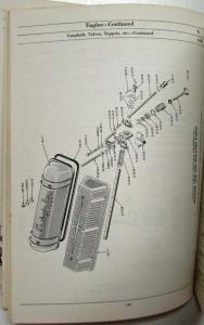 1956-1957 Lincoln Chassis Parts Price List Book Catalog Continental Mark II