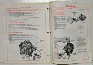 1981 Ford Escort Mercury Lynx Engine Emissions & Related Systems Training Manual