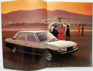 1977 Peugeot 604 SL Sales Brochure - French Text