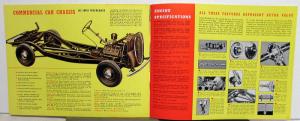 1939 Ford V8 Commercial Cars Panel Truck Pickup Stake Sedan Sales Brochure 10/38