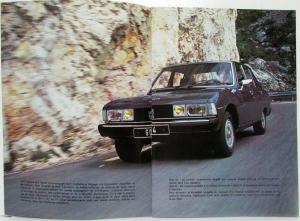 1979 Peugeot 604 Sales Brochure - French Text