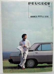 1979 Peugeot 604 Sales Brochure - French Text