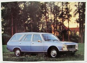 1978-1983? Peugeot 504 Station Wagon Sales Brochure - French Text