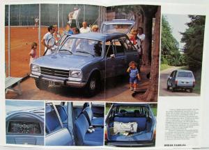 1978-1983? Peugeot 504 Station Wagon Sales Brochure - French Text