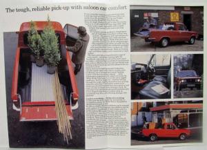 1980 Polski Fiat Pick-up Truck Sales Brochure - UK Market