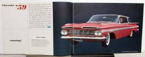 1959 Chevrolet Impala Nomad Biscayne Bel Air Corvette Sales Brochure Version 2