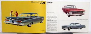 1959 Chevrolet Impala Nomad Biscayne Bel Air Corvette Sales Brochure Version 2