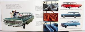 1959 Chevrolet Impala Nomad Biscayne Bel Air Corvette Sales Brochure Version 2