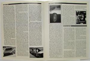 1979-1980 Porsche 924 Turbo Car and Driver Magazine Road Test Article Reprint