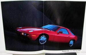 1984 Porsche 928S Under the Stars Sales Brochure