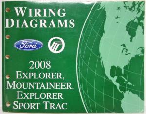 2008 Ford Explorer Sport Trac and Mountaineer Electrical Wiring Diagrams Manual