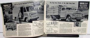 1952 Ford Truck F Series Courier Bus Pickup Panel Stake Full Line Sale Brochure