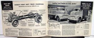 1952 Ford Truck F Series Courier Bus Pickup Panel Stake Full Line Sale Brochure