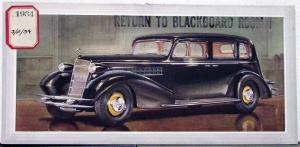 1934 Cadillac V8 5 Passenger Sedan Dealer Sales Folder Original