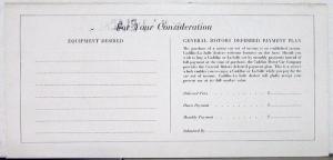 1934 Cadillac V8 5 Passenger Sedan Dealer Sales Folder Original