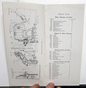 1913-1915 Ford Model T Starting Lighting Owners Instruction Manual Install Care