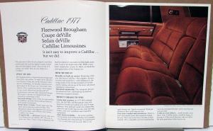 1977 Cadillac Eldorado & Full Line Sales Brochure (2) & Note & Env From Dealer