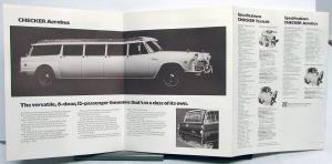 1973 1974 Checker Marathon & Aerobus Dealer Sales Brochure