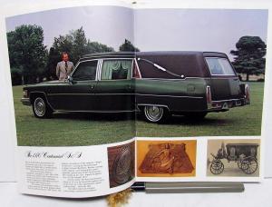 1976 Centennial S&S Hearse Dealer Sales Brochure Hess & Eisenhardt Cadillac