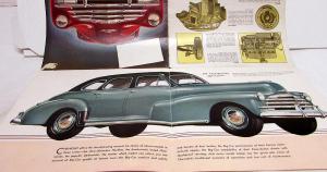 1947 Chevrolet Fleetline Fleetmaster Stylemaster Color Sales Folder Brochure