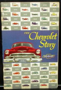 1951 The Chevrolet Story History of Chevy 1912 to 1951 Original Book Car Rare 51