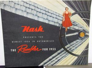 1955 AMC Nash Rambler Canadian Dealer Prestige Sales Brochure Features