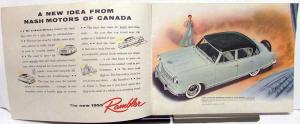 1955 AMC Nash Rambler Canadian Dealer Prestige Sales Brochure Features