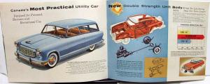 1955 AMC Nash Rambler Canadian Dealer Prestige Sales Brochure Features