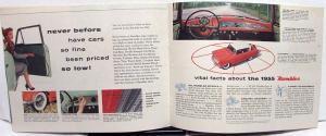 1955 AMC Nash Rambler Canadian Dealer Prestige Sales Brochure Features