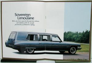 1973 Cadillac Superior Professional Cars Sales Brochure