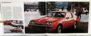 1976 Buick Skyhawk Skylark Century Riviera LeSabre Electra Wagon Sales Brochure