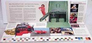 1957 Ford Thunderbird Sales Brochure Features 34 Two-Tone Color Combinations