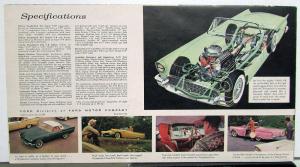 1957 Ford Thunderbird Sales Brochure Features 34 Two-Tone Color Combinations