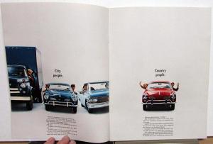 1963 VW Volkswagen Karmann Ghia Sales Brochure