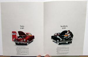 1963 VW Volkswagen Karmann Ghia Sales Brochure