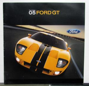 2005 Ford GT Dealer Prestige Sales Brochure Americas SuperCar Returns Original