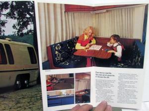 1973 GMC Motorhome RV Sales Brochure Camper Features Specs Floorplans