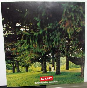 1973 GMC Motorhome RV Sales Brochure Camper Features Specs Floorplans