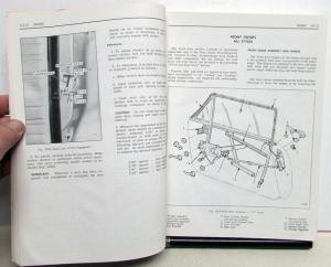 1965 Oldsmobile Body Service Manual Original F85 Jetstar Dynamic Cutlass 98 65