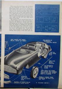 1949 Mechanix Illustrated Article Buick Convertible Model Build Larry Eisinger